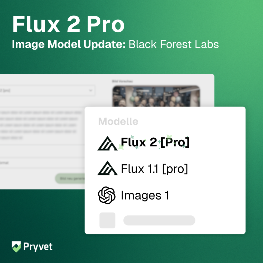 Pryvet.ai Bildgenerierung Flux 2 Pro