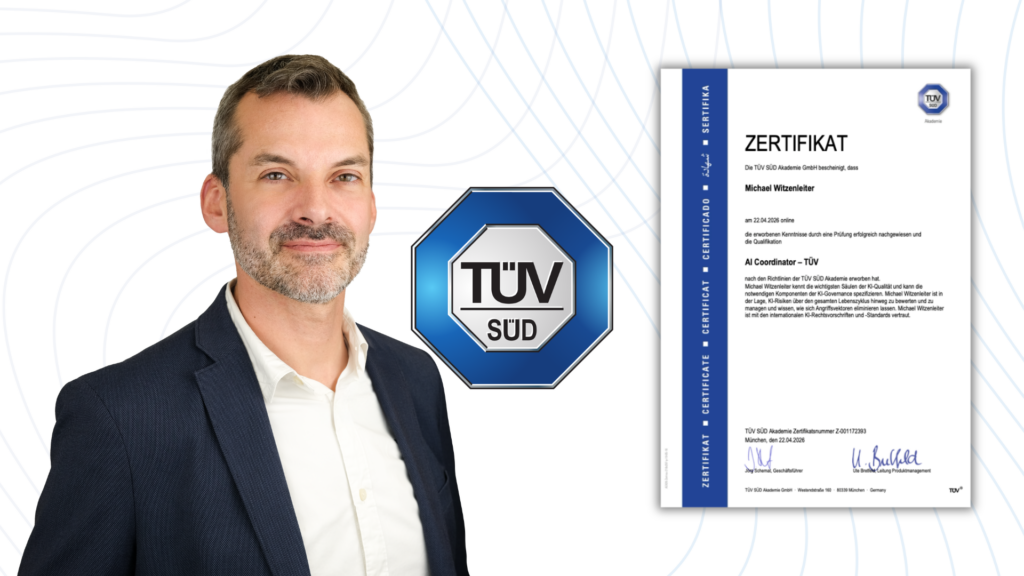 AI-Officer-Certified TÜV Michael Witzenleiter